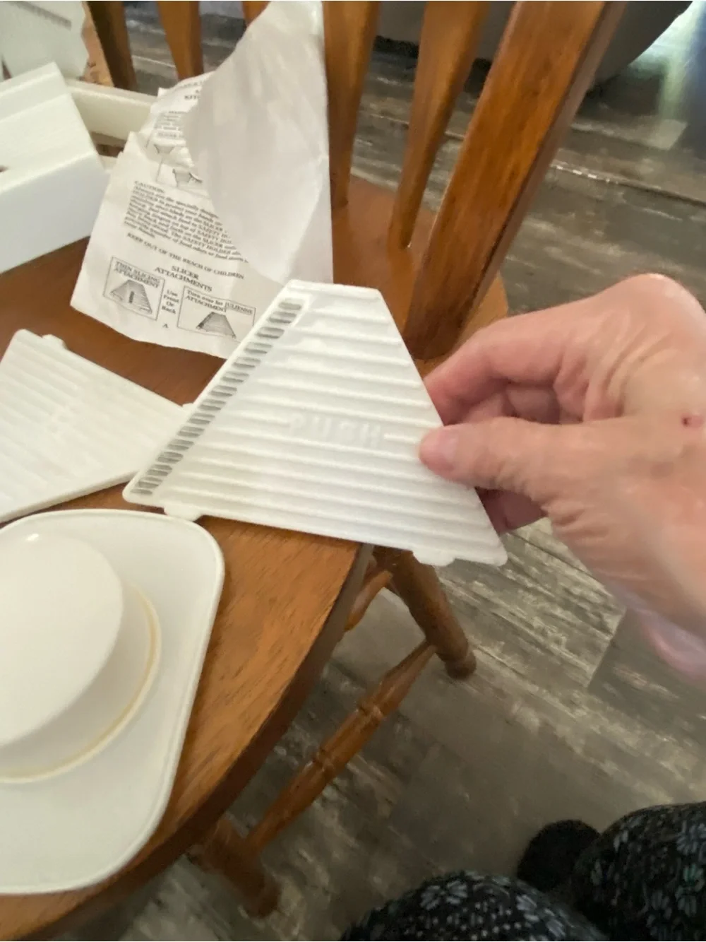 Kitchen Slicer Mandolin-White